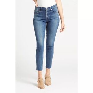 $158 Agolde Sophie Crop High Rise Skinny Jeans in Claremont Sz 31